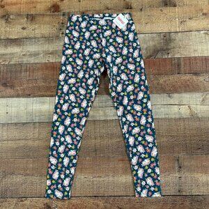 Fabkids Girls Floral and Unicorn Leggings -XL